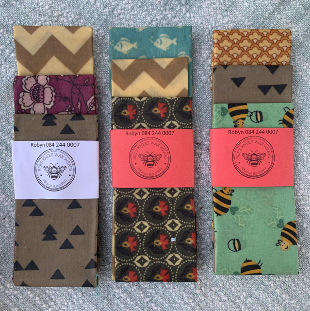 Triple Pack - Wax Wraps (3 x 200mmx200mm)